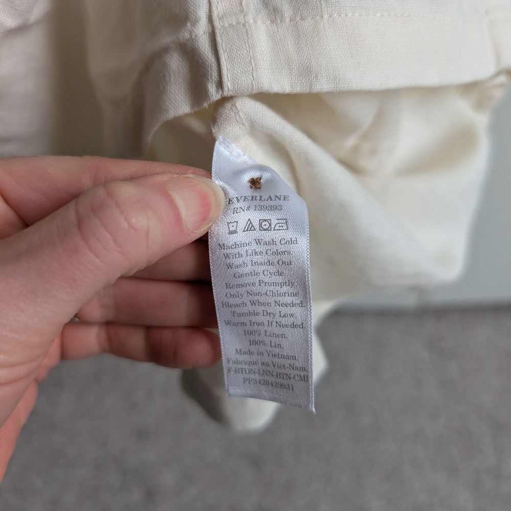 Everlane The Linen Picnic Top - Picture 4 of 7